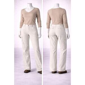Columbia Women’s Outdoor Hiking Pants Size 12 Regular Beige Cotton Stretch Cargo